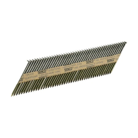 Senco Collated Framing Nail, Steel, Bright Finish, 34 Degrees HC27APBX